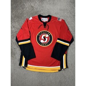 Mens Hockey Jerseys AHL CCM Stockton Heat Hockey Style, California USA Size XL
